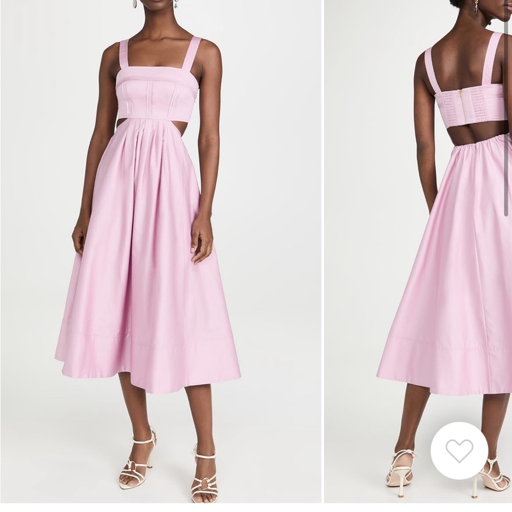 Aje Frequency Cut Out Midi Dress Size 10 (US 6)